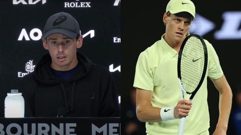 Tennis Open d Australie Alex De Minaur écrasé par Jannik Sinner